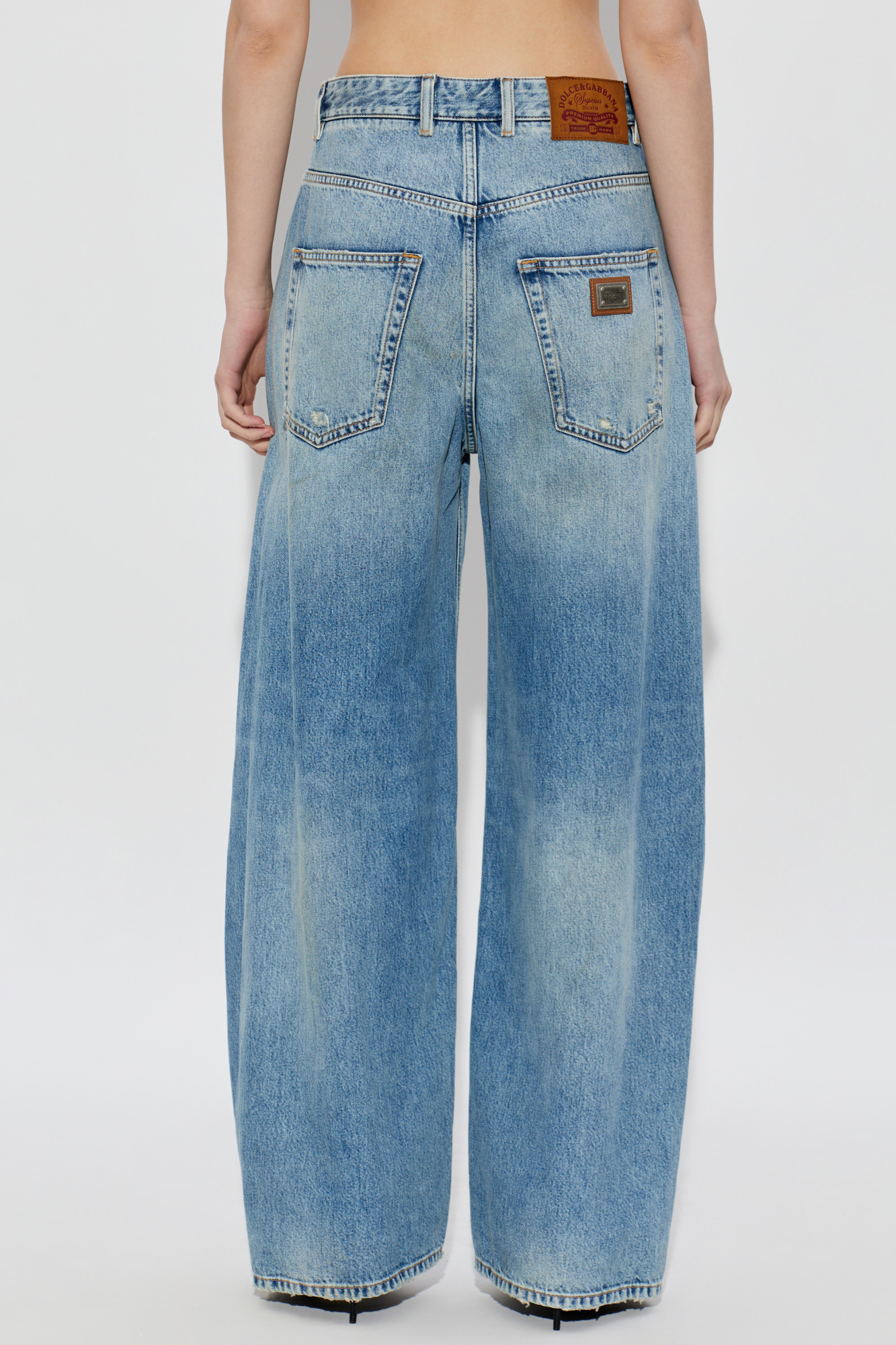 Dolce & Gabbana Jeans with stitched seams on the legs | Women's